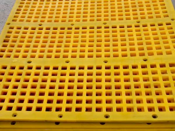 Polyurethane sieve plate