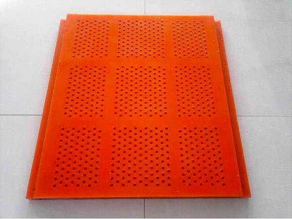 Polyurethane sieve plate